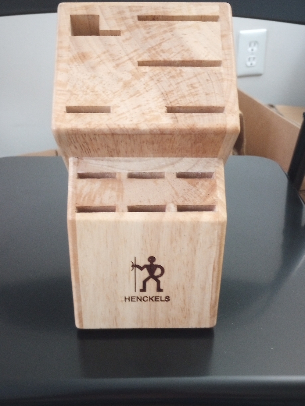 Henckels Natural Wood Knife Block - Light Wood